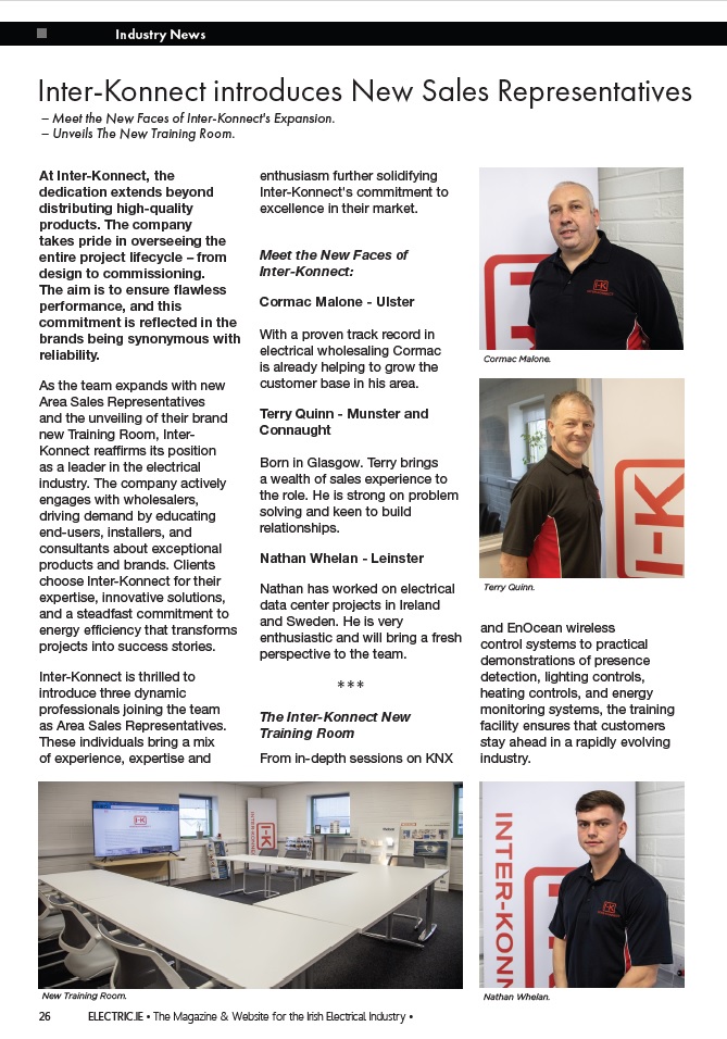 Inter-Konnect - To visit us at Electex Dublin 2022, visit https ...