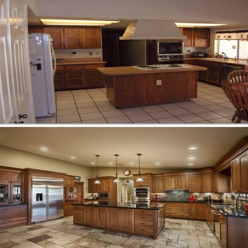 Arlington Custom Builders - This kitchen renovation was a complete ...