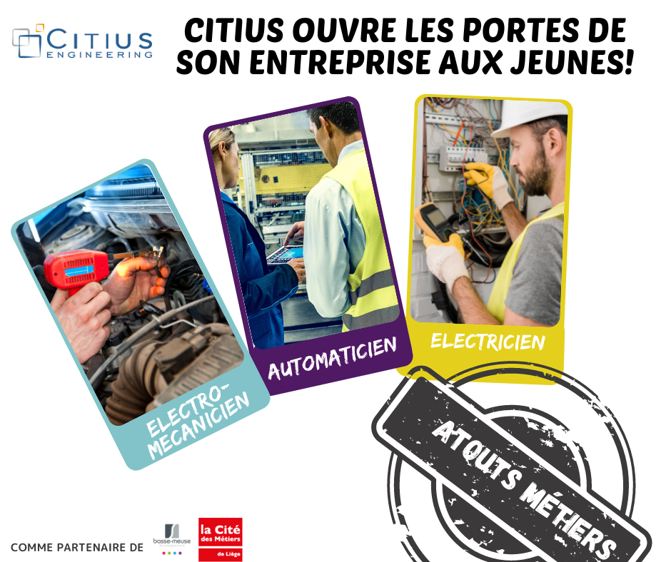 Cité des métiers Liège - SAMS 2021//Visites d'entreprises//Citius ...
