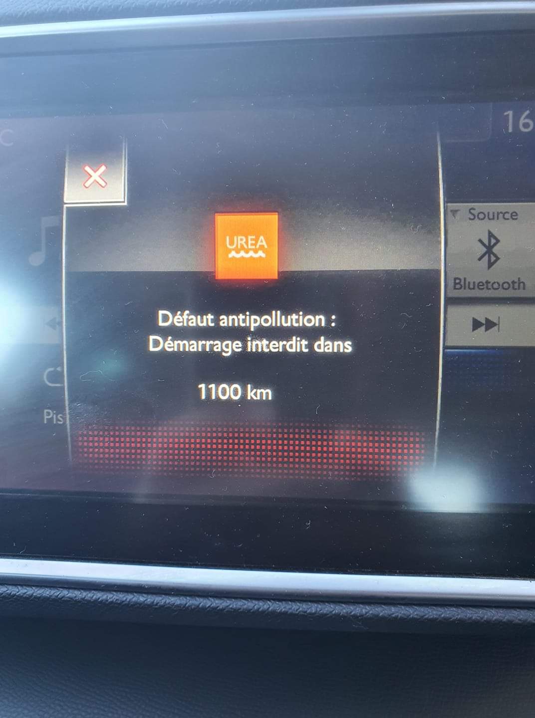 Defaut Antipollution Demarrage Interdit Dans 1100 Km Berlingo