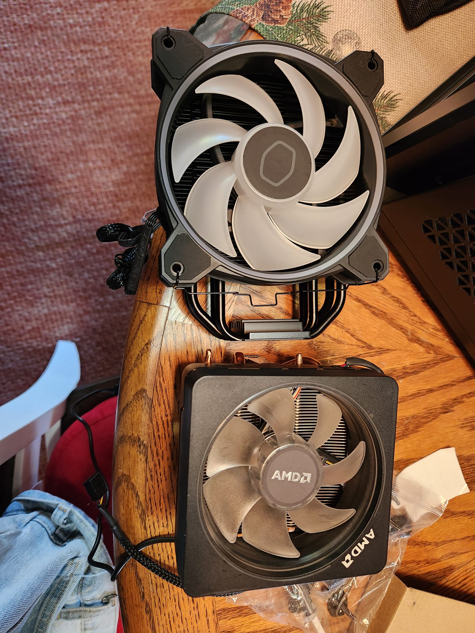 New cooler added to the Ryzen 7 7700 Temps have dropped off 15c