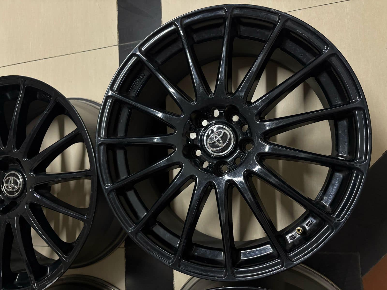 WORKS Genuine 19-inch Rims Made in Japan • PCD: 5x114.3 • Size: 19 