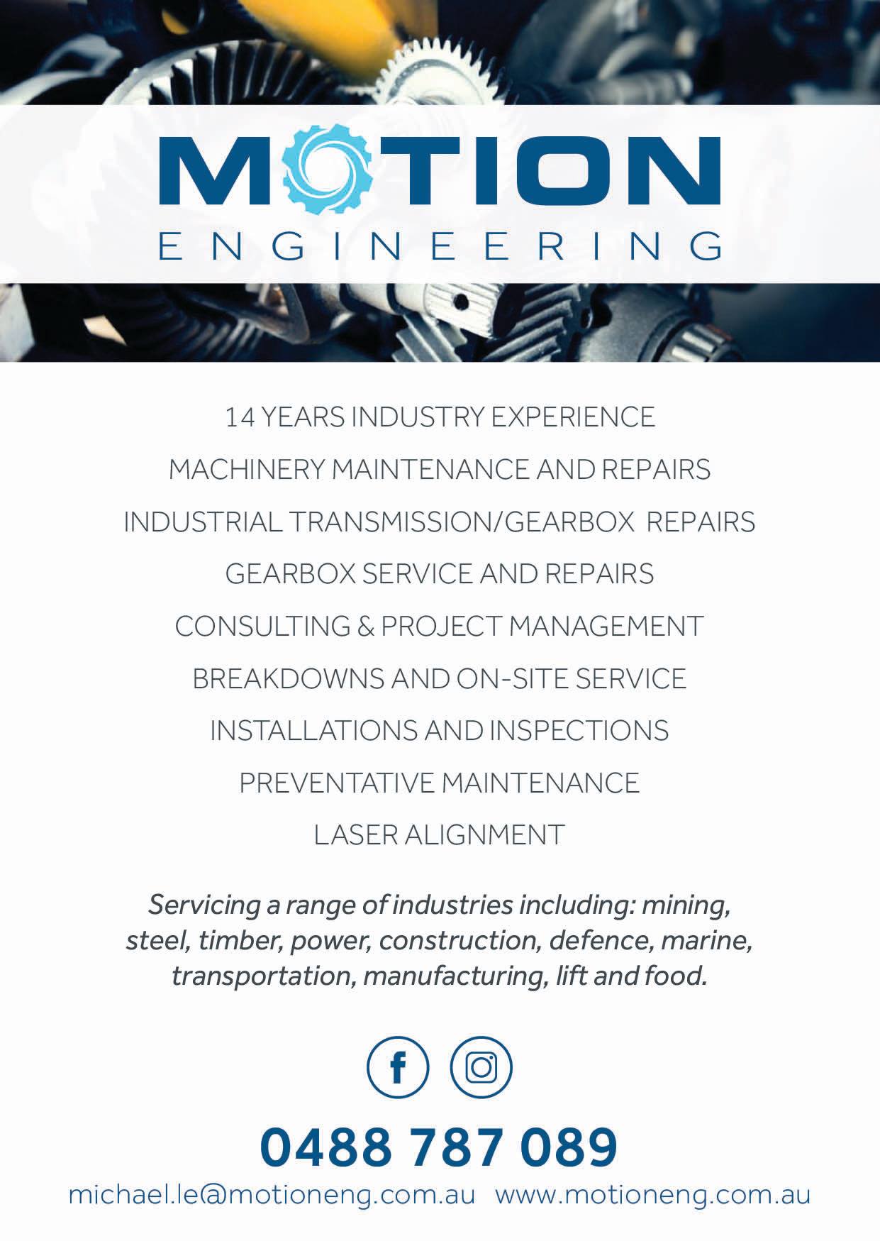 Motion Engineering | Sydney NSW