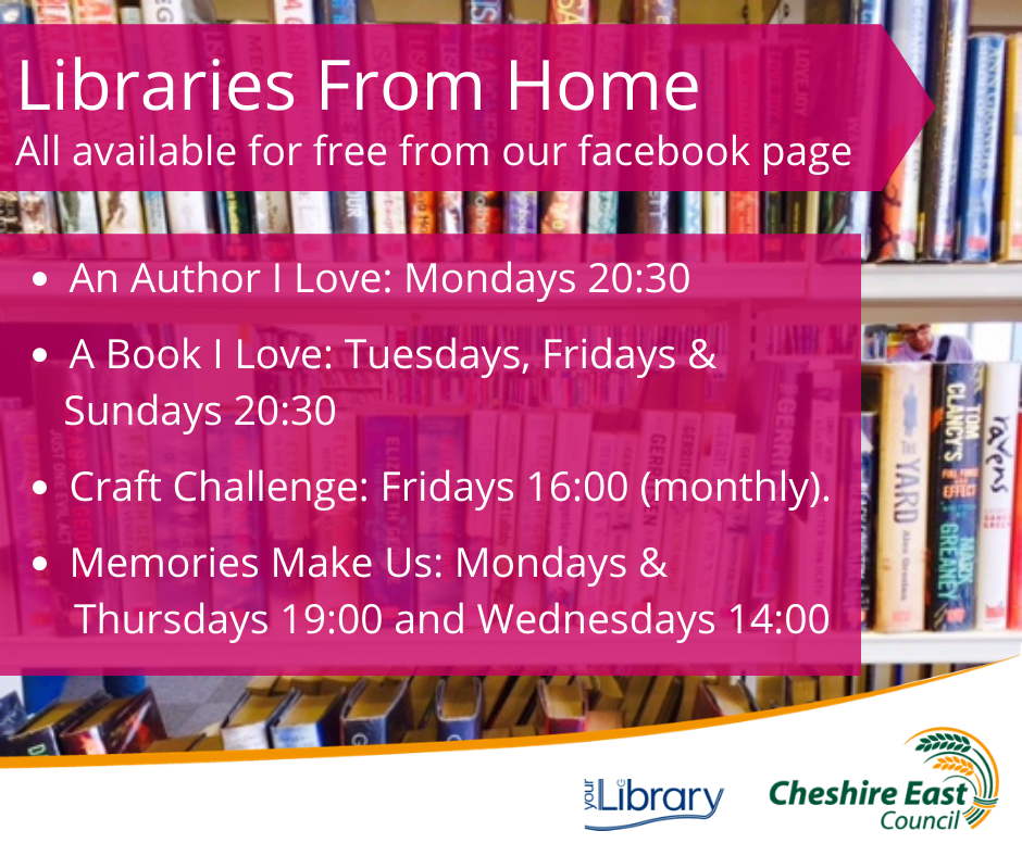Crewe Library - We'll be re-opening from Monday 12th... | Facebook