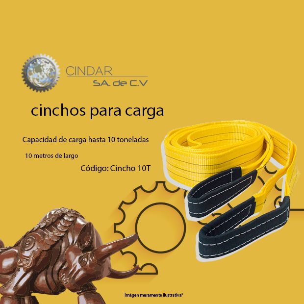 Cindar Guadalajara - Cincho para carga de 10 toneladas ¡Somos tu mejor ...