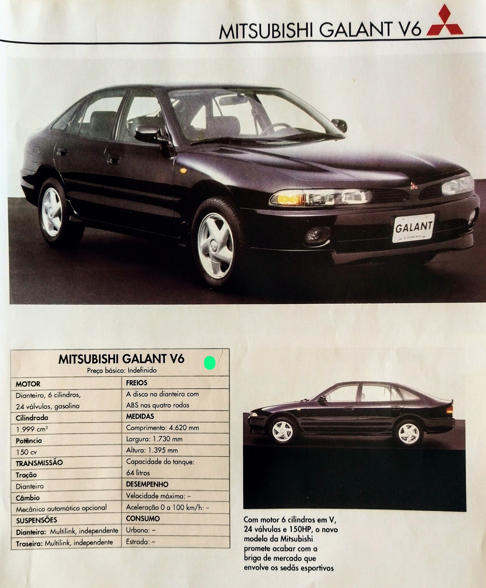 MITSUBISHI GALANT V6 1994/95