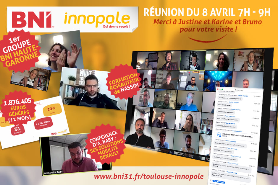 BNI Toulouse Innopole - ON EST PREMIERS !!! Les résultats sont tombés ...