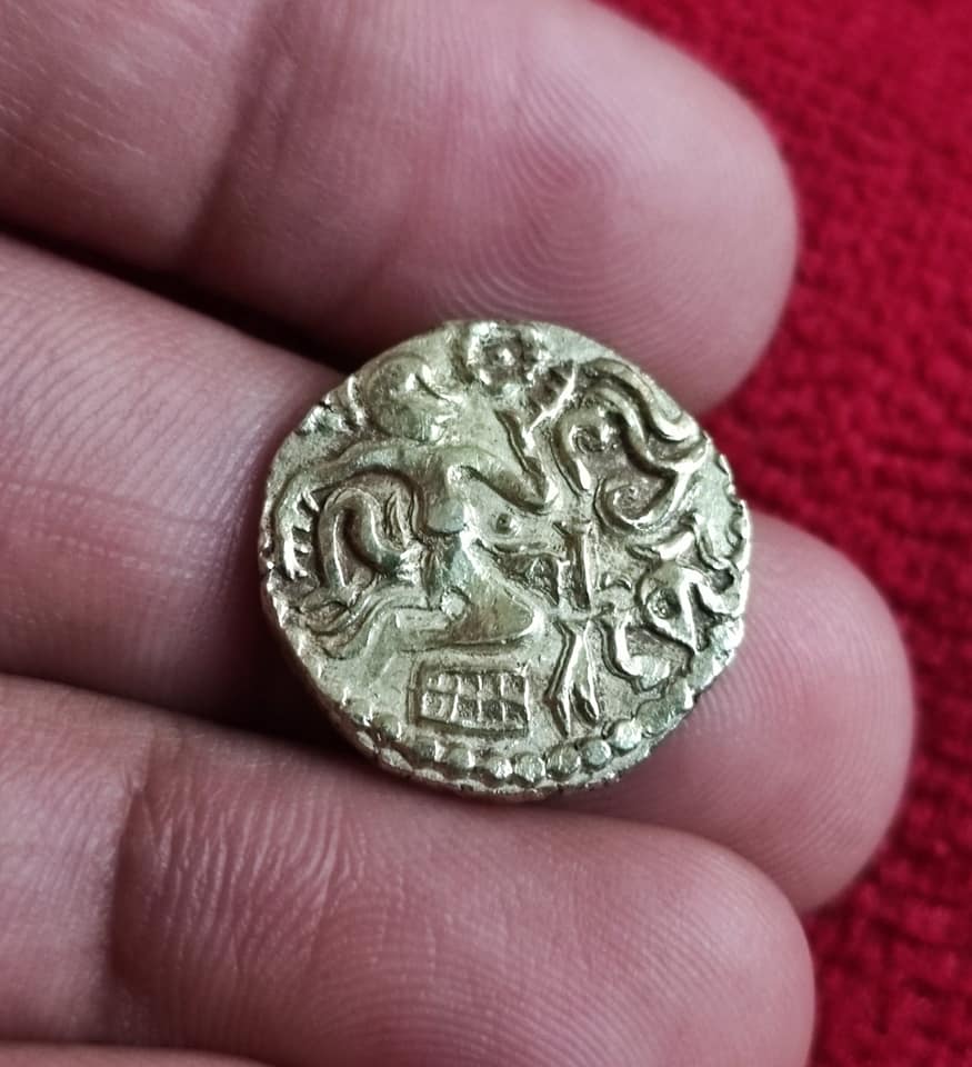 Ceylon kahavanu gold coin Lanka : 9-10th Century # not for sale #