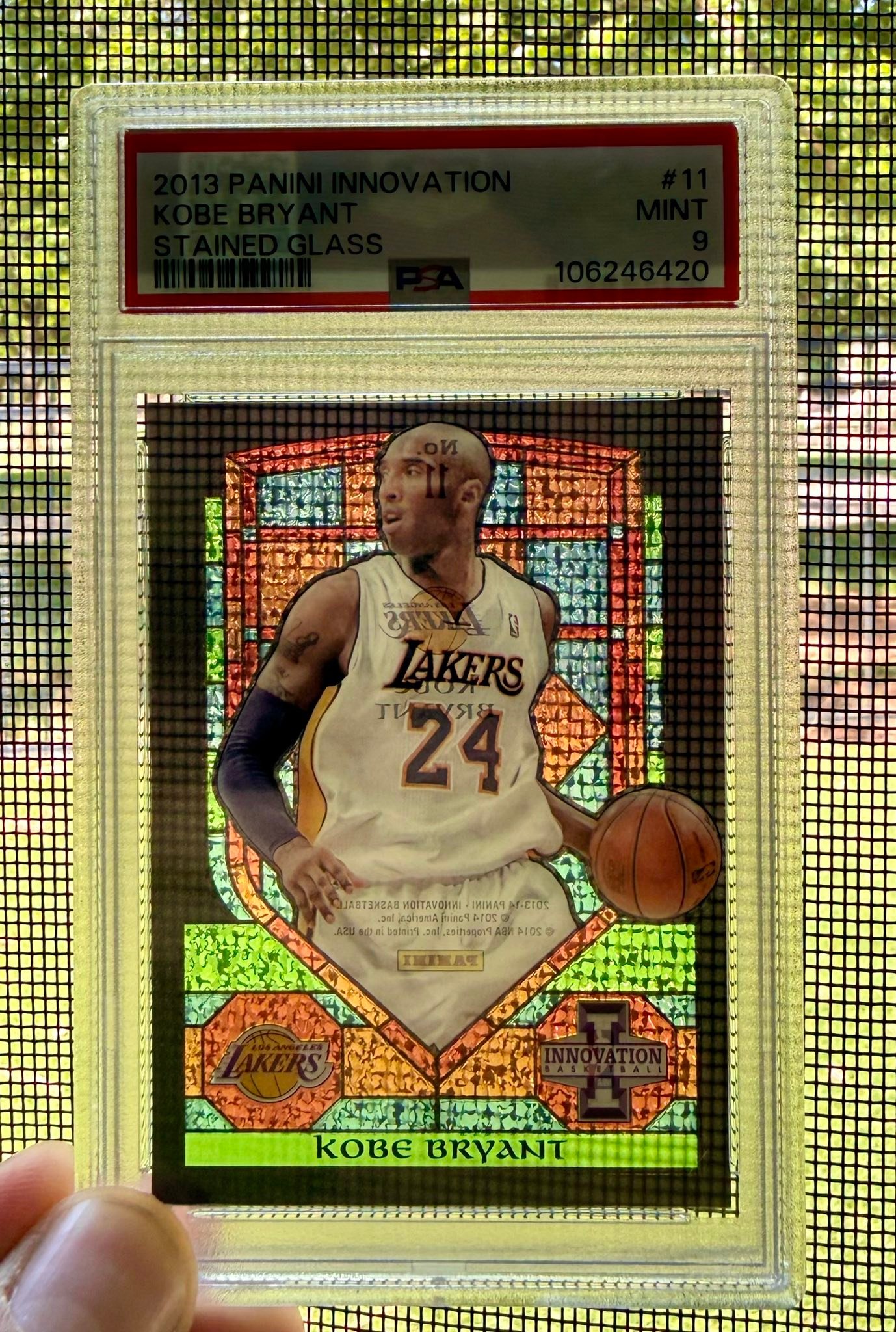 Kobe Bryant 2013 Panini Innovation Stained Glass Case Hit for Sale 