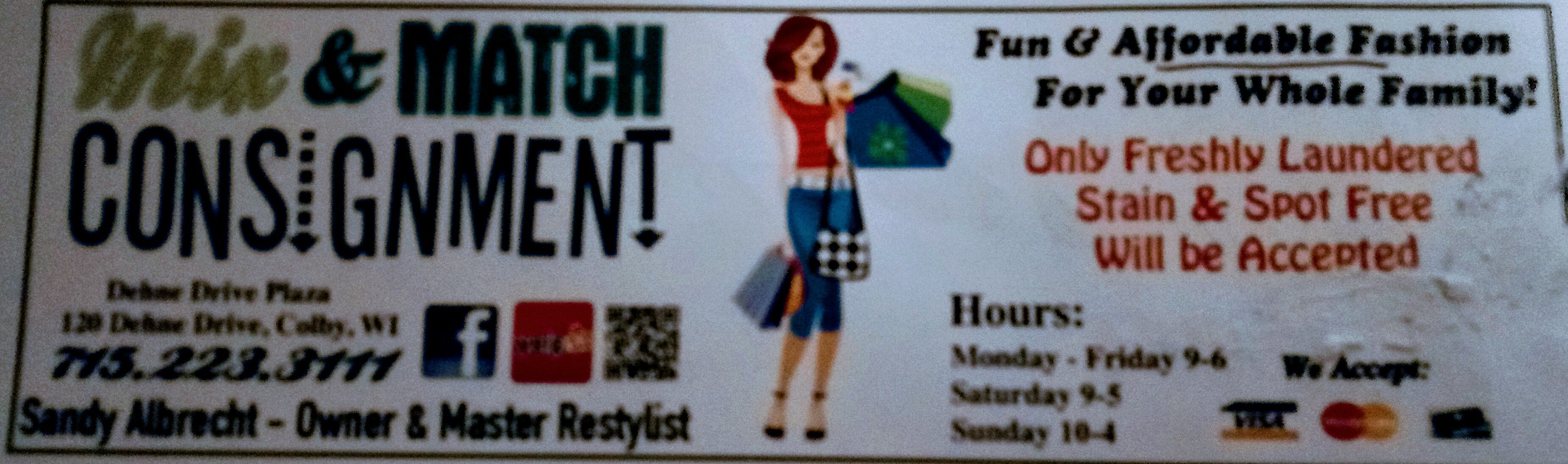 Mix & Match Consignment | Colby WI
