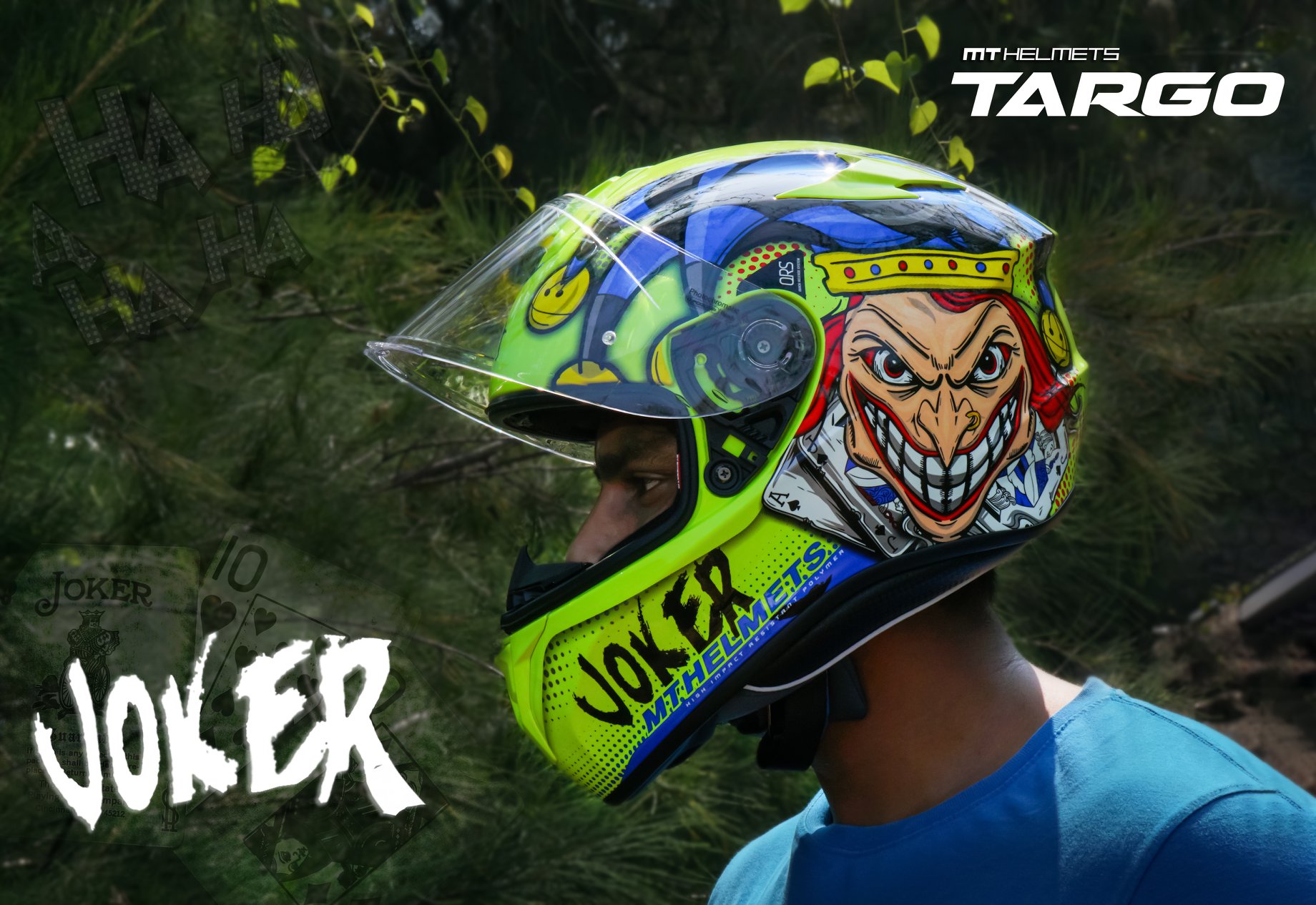 joker mt helmet HUMMER JESTER  daily usability Motorcycle Helmet Mt Targo Joker