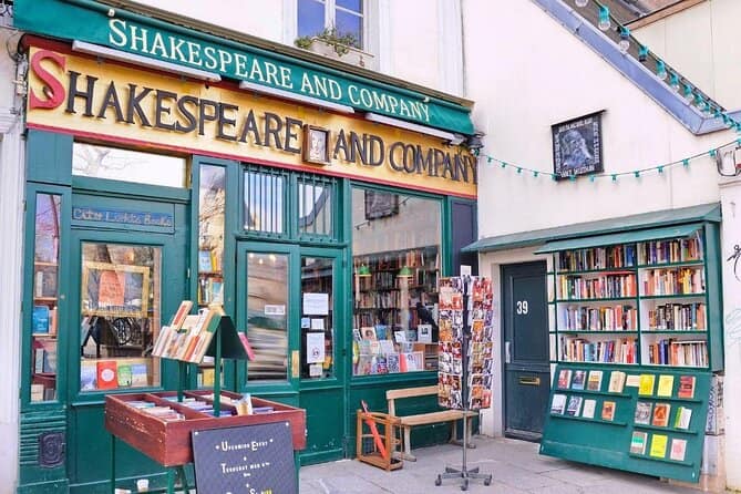 Shakespeare and Company bookshop in Paris, France