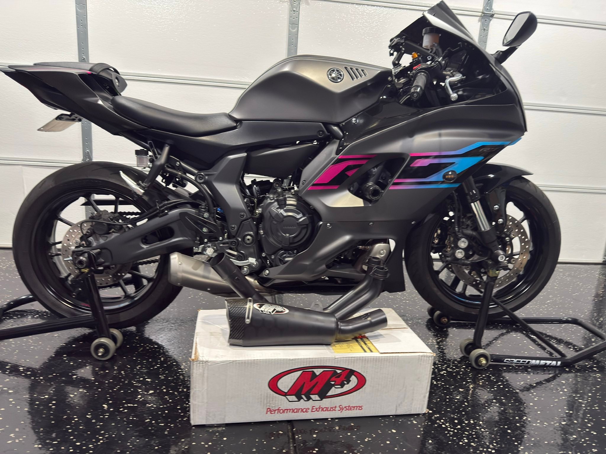 M4 exhaust system for Yamaha R7