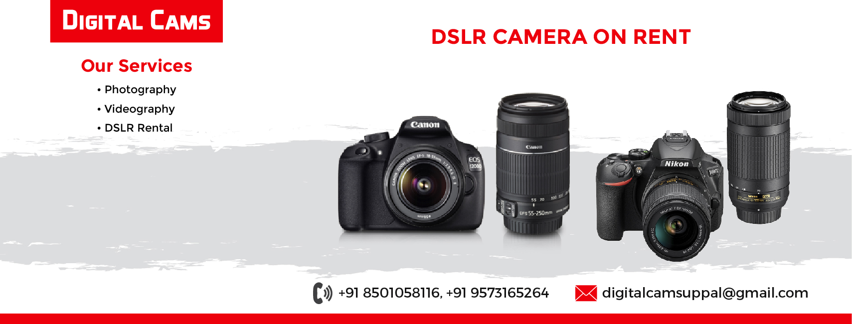 DSLR on Rent in Hyderabad | Uppal