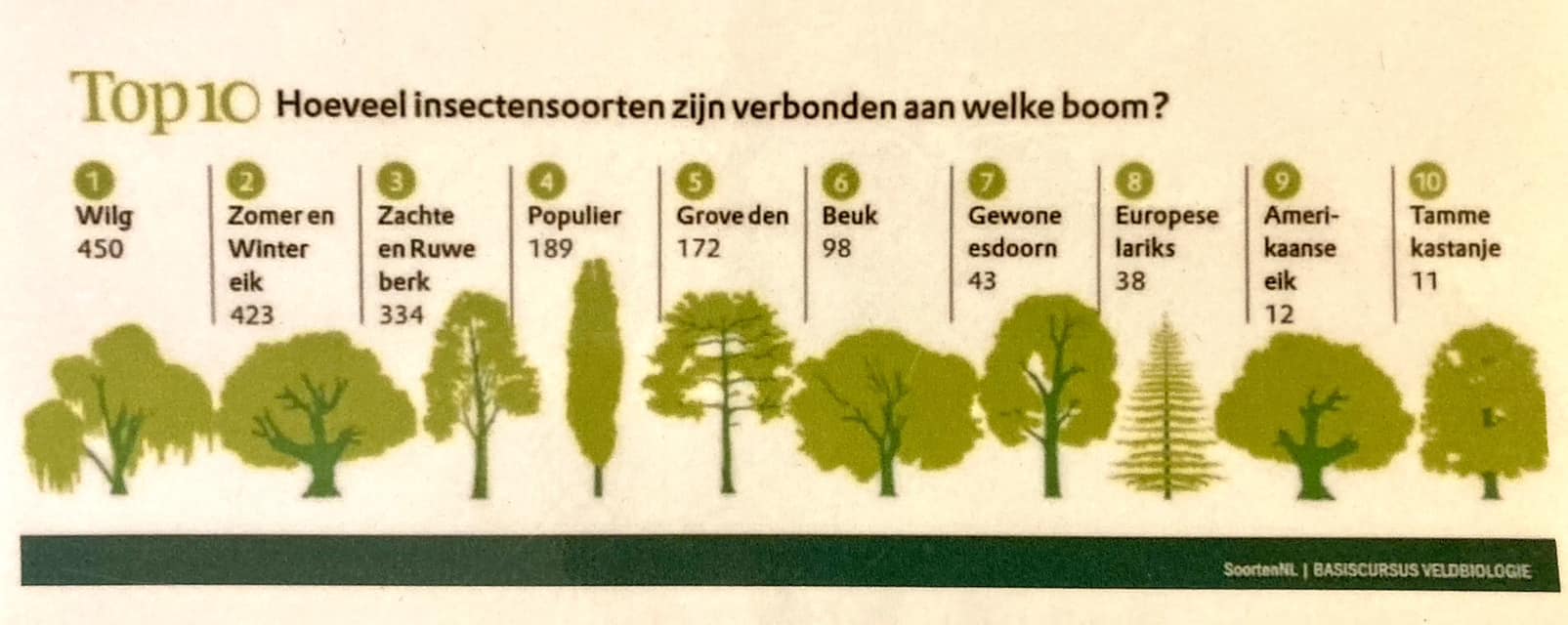 Natuurvriendelijk inheems tuinieren | Onderstaande ‘grafiek’ laat nog ...