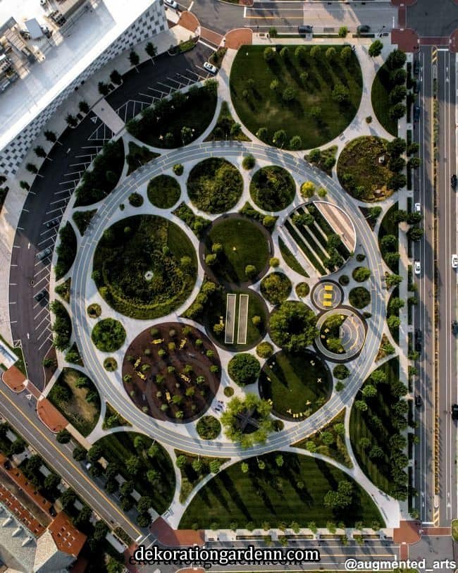 Uso de círculos en parques públicos... - Arqzon Arquitectura
