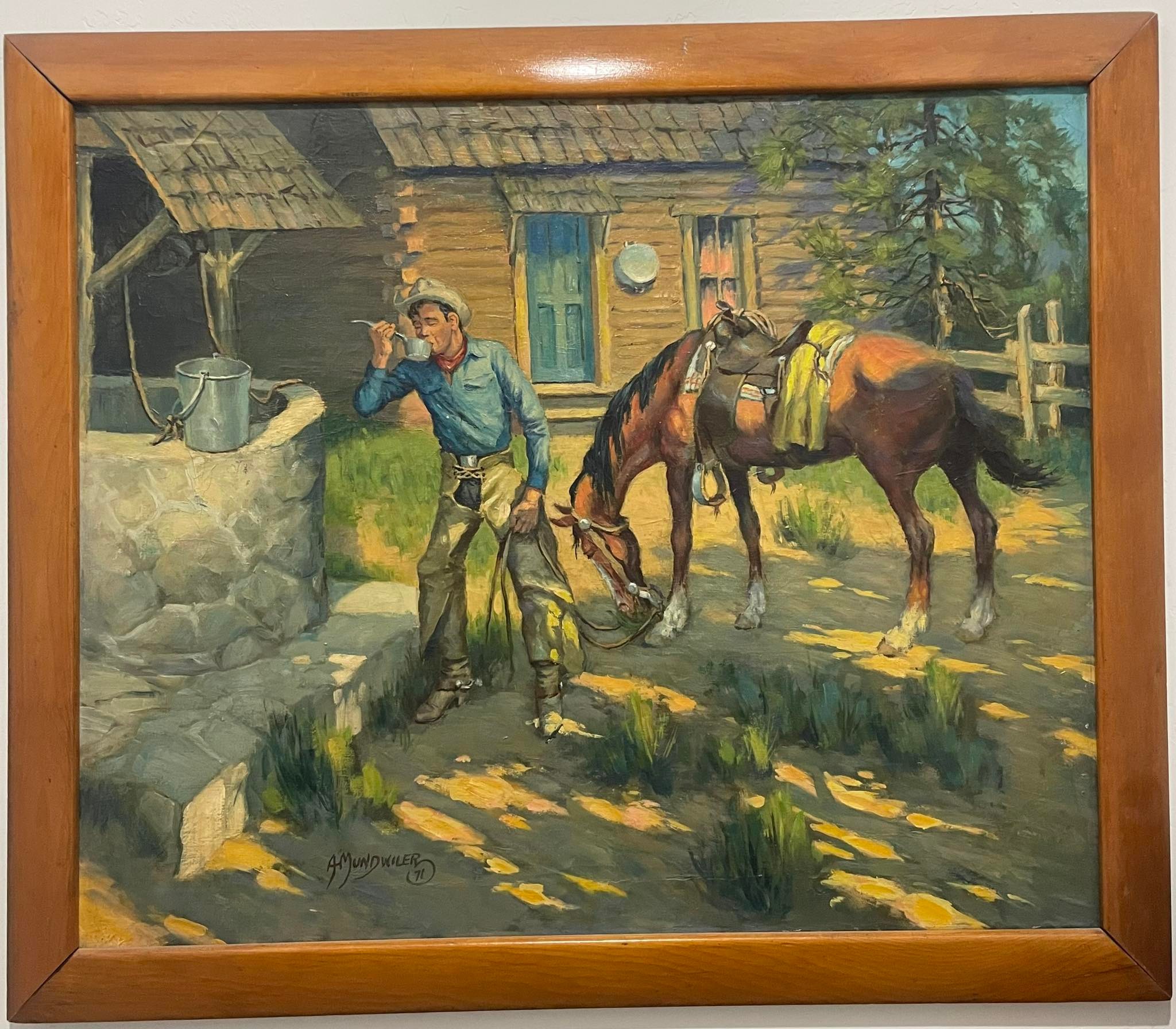 What is the value of 'Cool Water' art piece?
