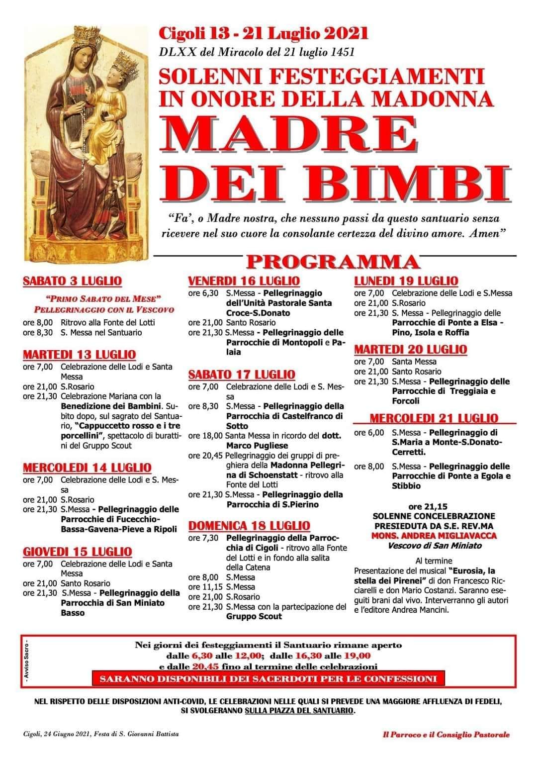 Unità Pastorale di Santa Maria a Monte, Cerretti, Montecalvoli, San Donato