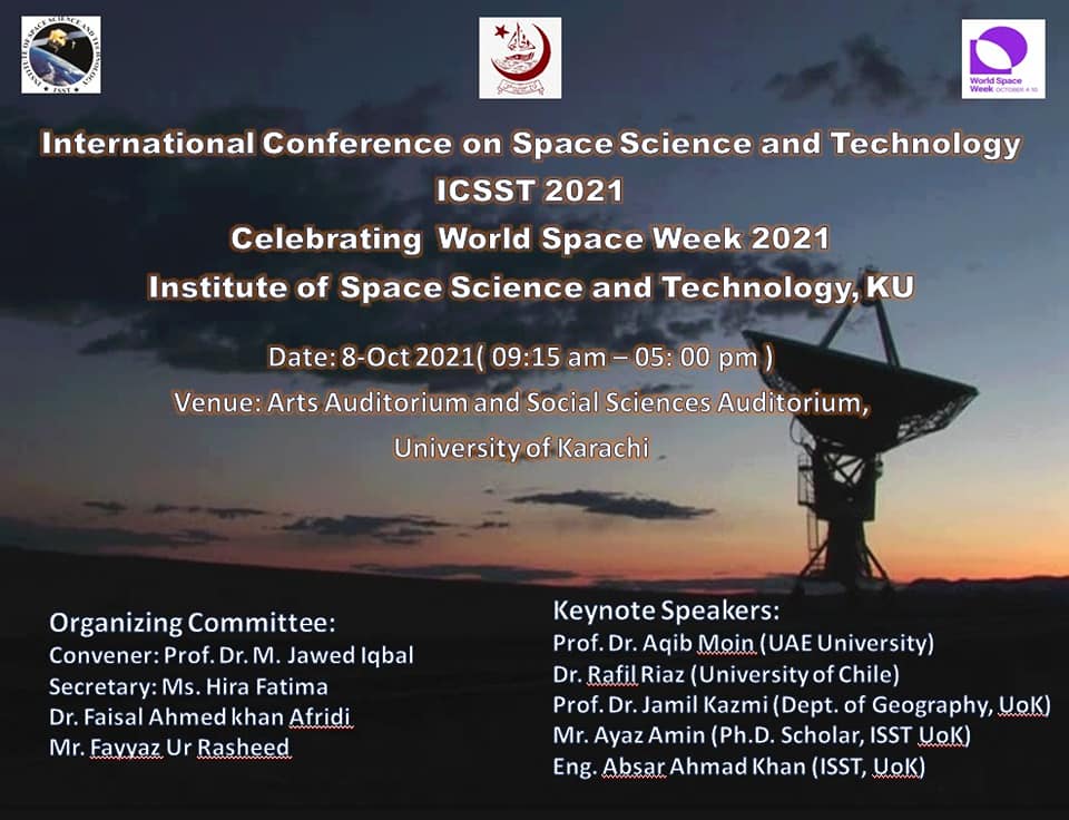 Institute of Space Science & Technology - ISST, University of Karachi ...