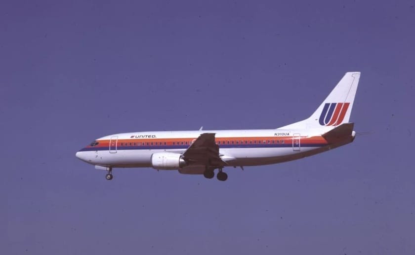 Maquette Avion Inflight200 Boeing 747-100 United Airlines 'Saul Bass' N4711U - Échelle 1:200 - Occasion