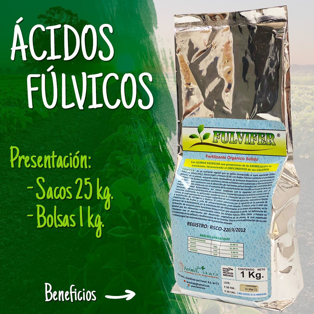 Los ácidos fúlvicos son ULTRA... - Fermil Fertilizantes | Facebook