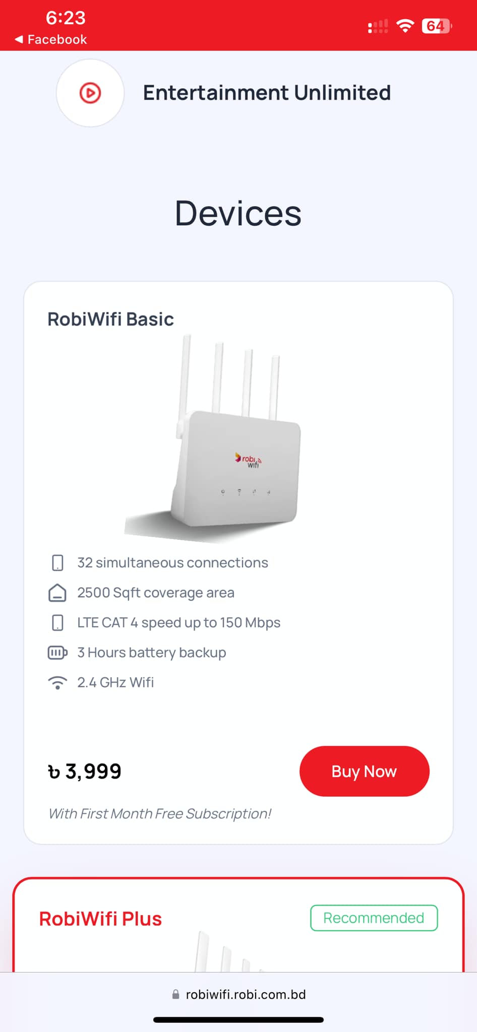 My Robi App User Community | Facebook