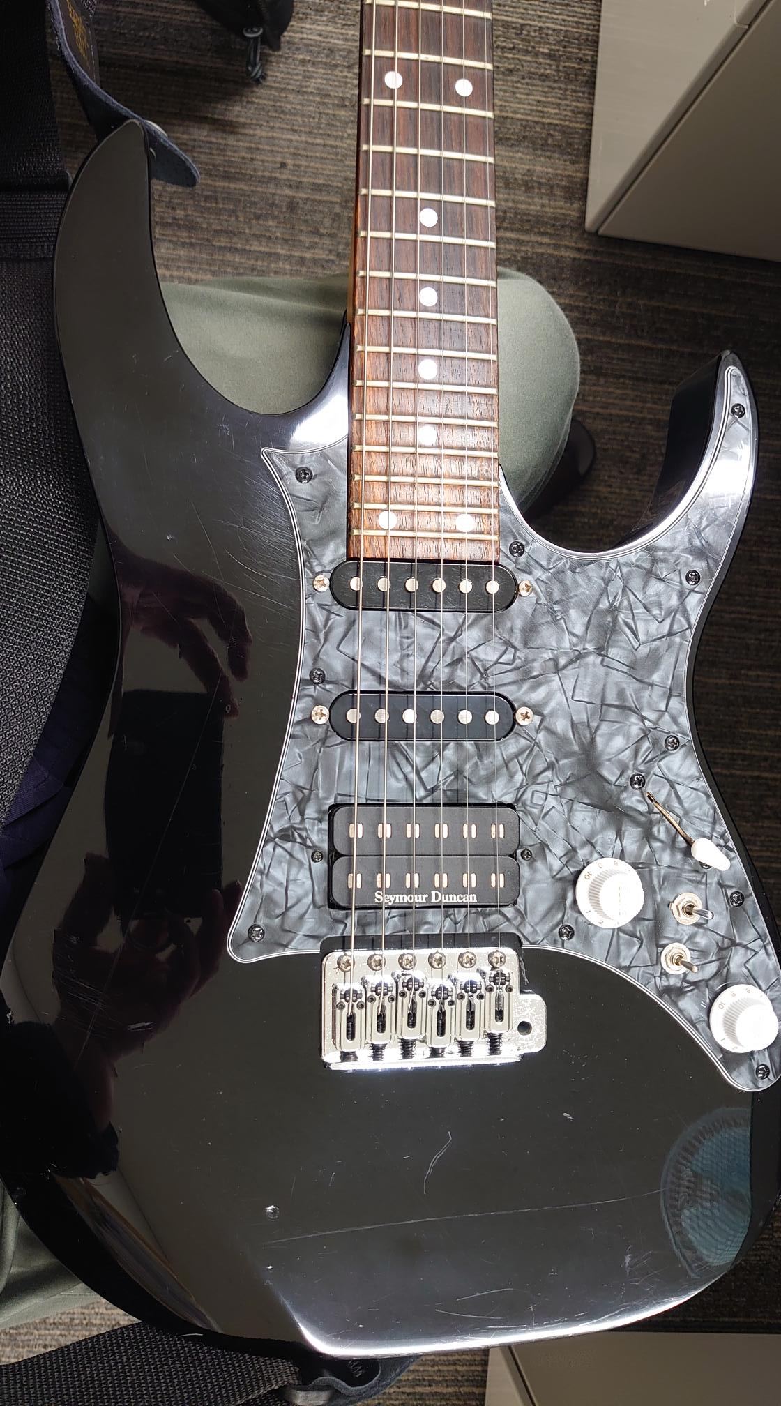 Restored 1992 Ibanez RT140 guitar with upgraded parts