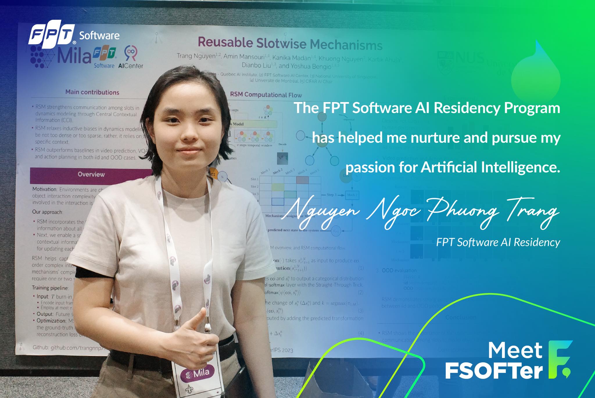 FSOFT AI Center - 🏫 𝐌𝐞𝐞𝐭 𝐏𝐡𝐮𝐨𝐧𝐠 𝐓𝐫𝐚𝐧𝐠 - 𝐀𝐈 𝐑𝐞𝐬𝐢𝐝𝐞𝐧𝐭 𝐁𝐚𝐭𝐜𝐡... | Facebook