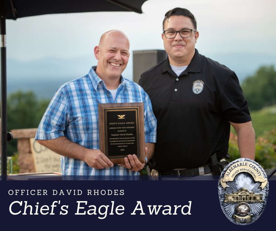 Sgt. Rhodes has been... - Albemarle County Police Department