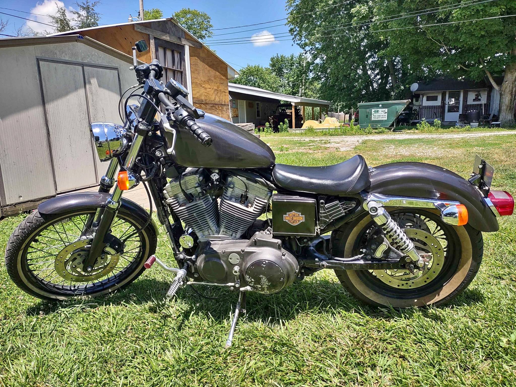 ÉTRIER COMPTEUR KILOMÉTRIQUE SUPPORT CÔTÉ HARLEY DAVIDSON SPORTSTER