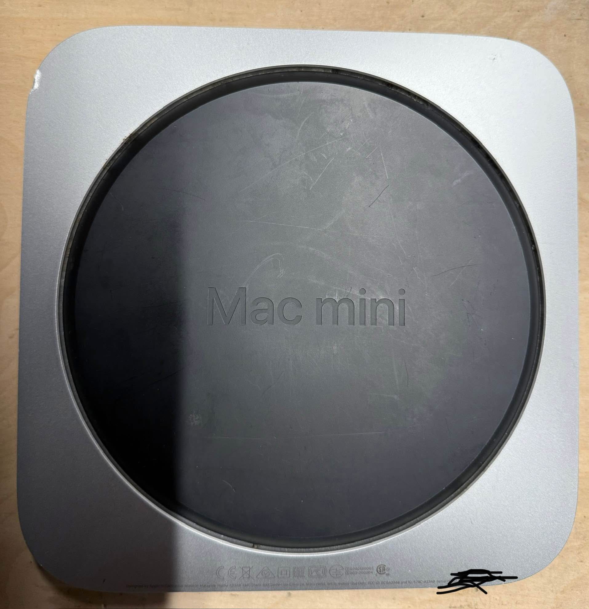 Apple Mac Mini (2020), M1 Chip, 8GB RAM, 256GB SSD, Silver 