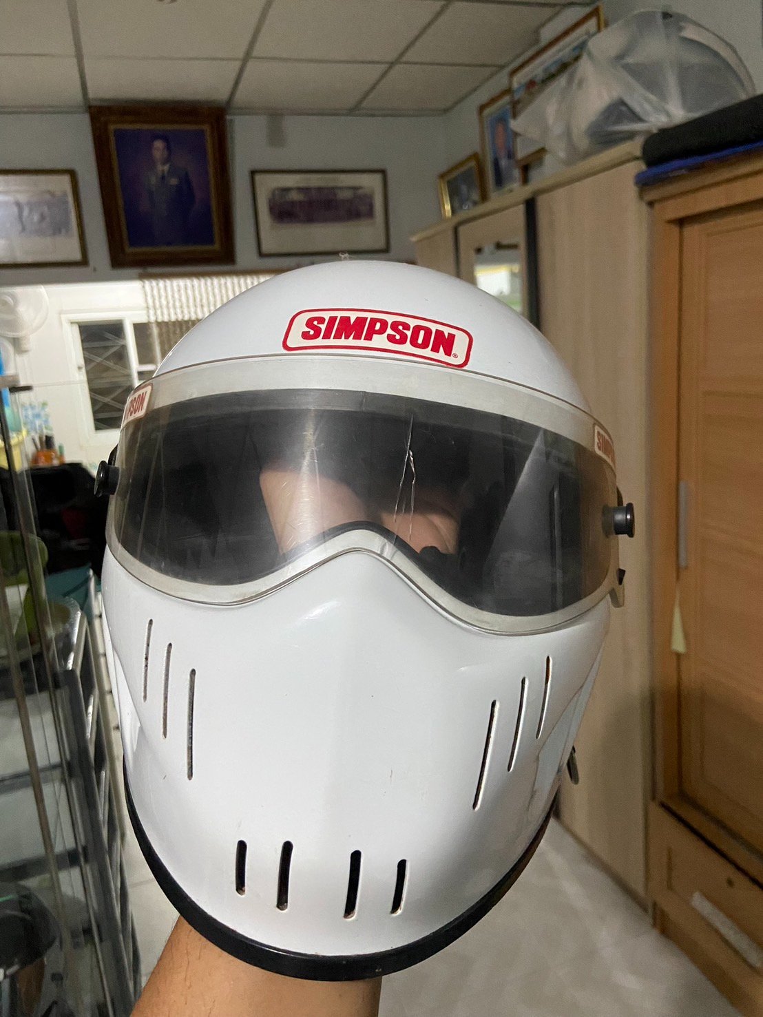 ซื้อ-ขายหมวกกันน็อค มือ1 มือ2 อะไหล่หมวกกันน็อค | Simpson RX 10 รอบหัว ...