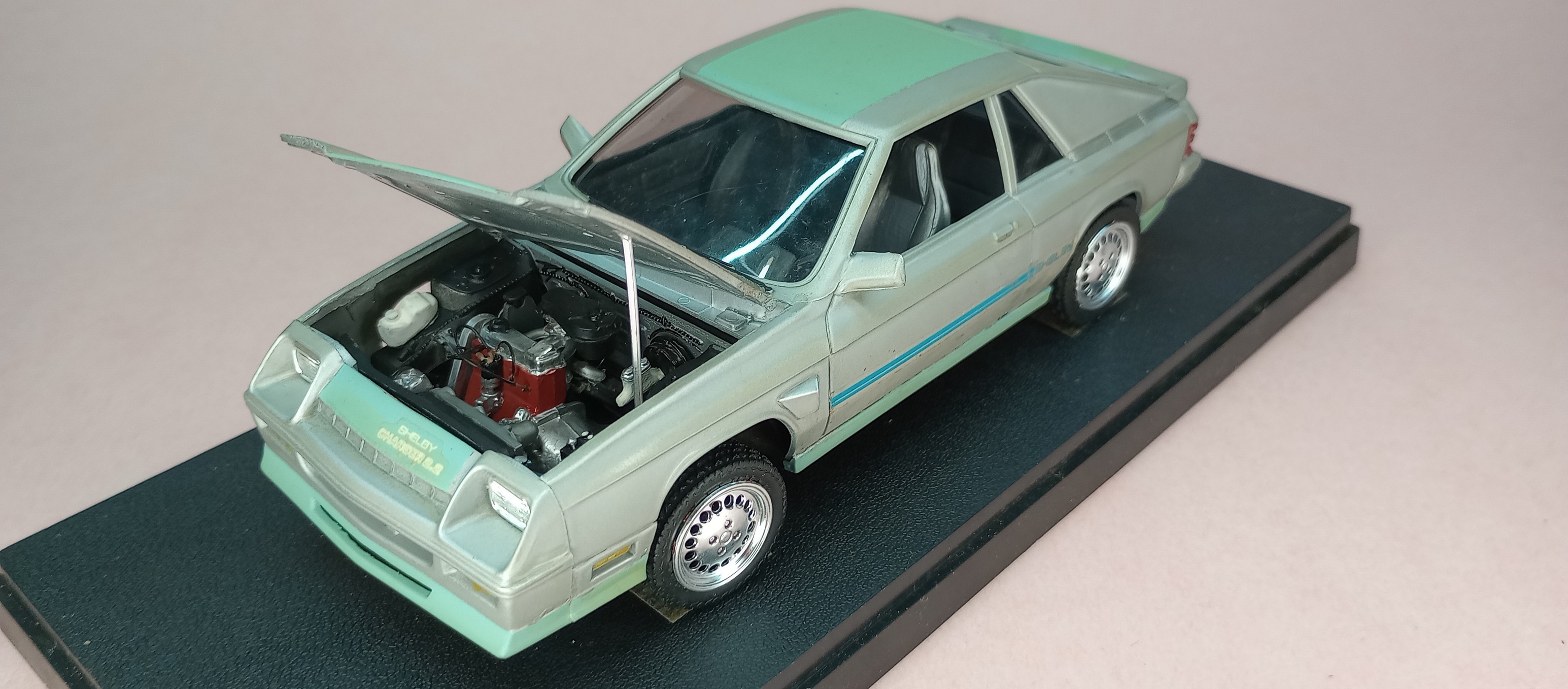 1/25 MPC Dodge Shelby Charger. I built this model in the late 80s