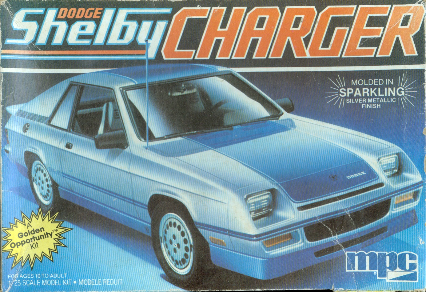 1/25 MPC Dodge Shelby Charger. I built this model in the late 80s