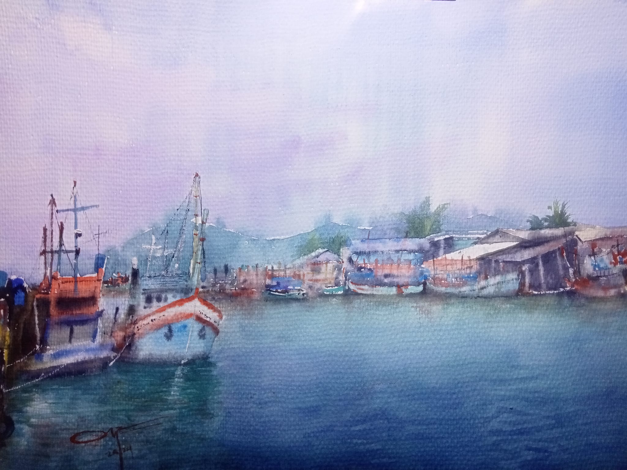 Artist Two Two from Myanmar🖌🖌🖌 photo -Kampol Wanmah