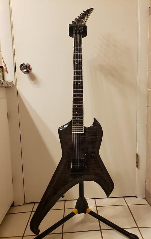 JACKSON Stars RR-J1E Floyd Rose 日本製 ギター 2007 Jackson Stars RR-J1E guitar in trans black
