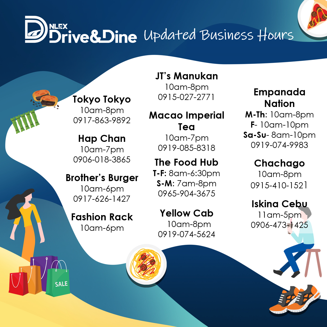 NLEX Drive&Dine - The following stores are OPEN to serve... | Facebook