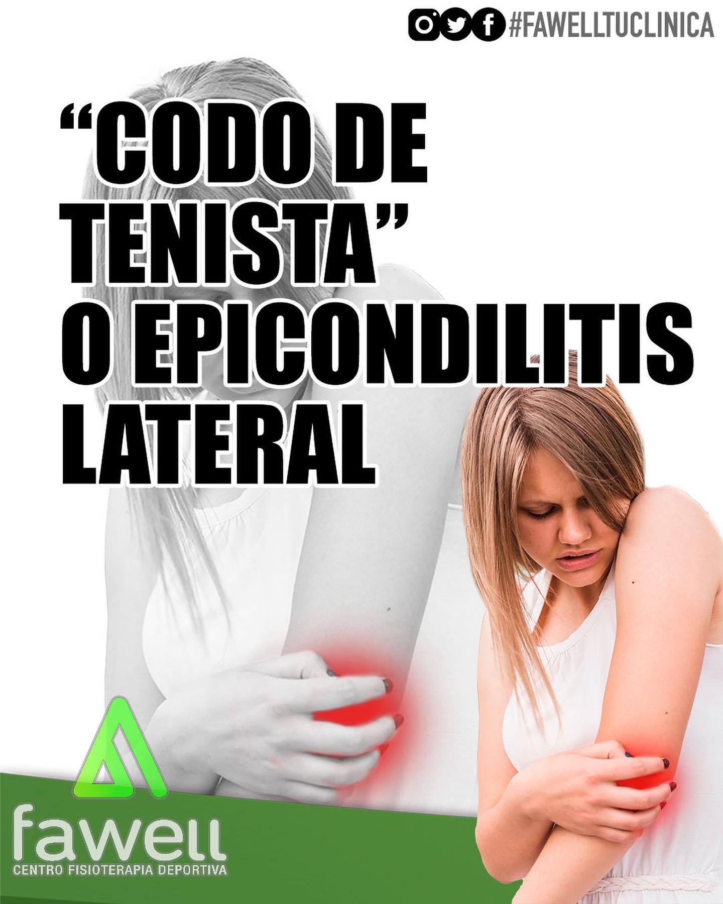 Fawell - El codo de tenista en una inflamación de los...