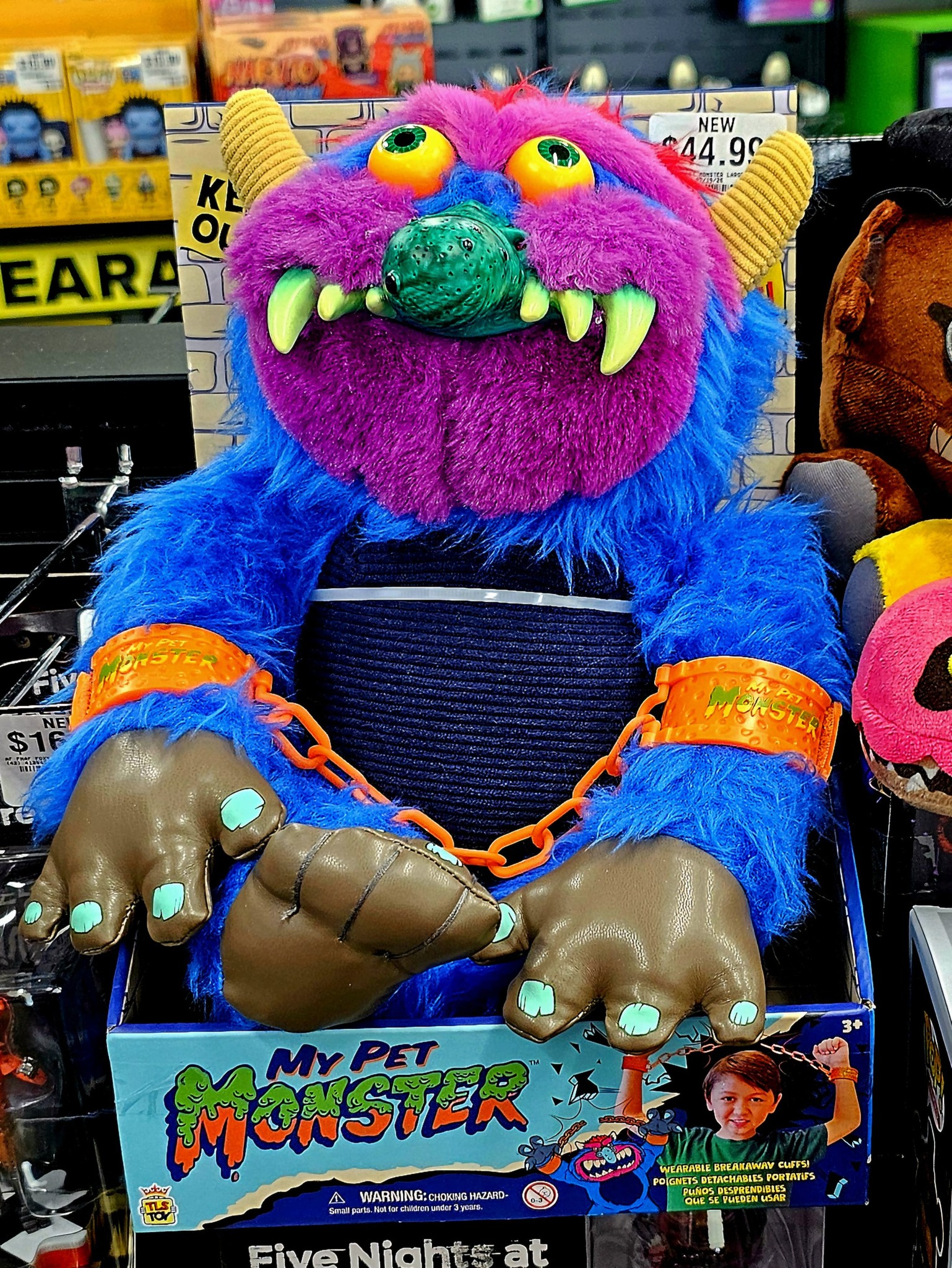 He's busting loose! Who remembers the cool breakaway handcuffs