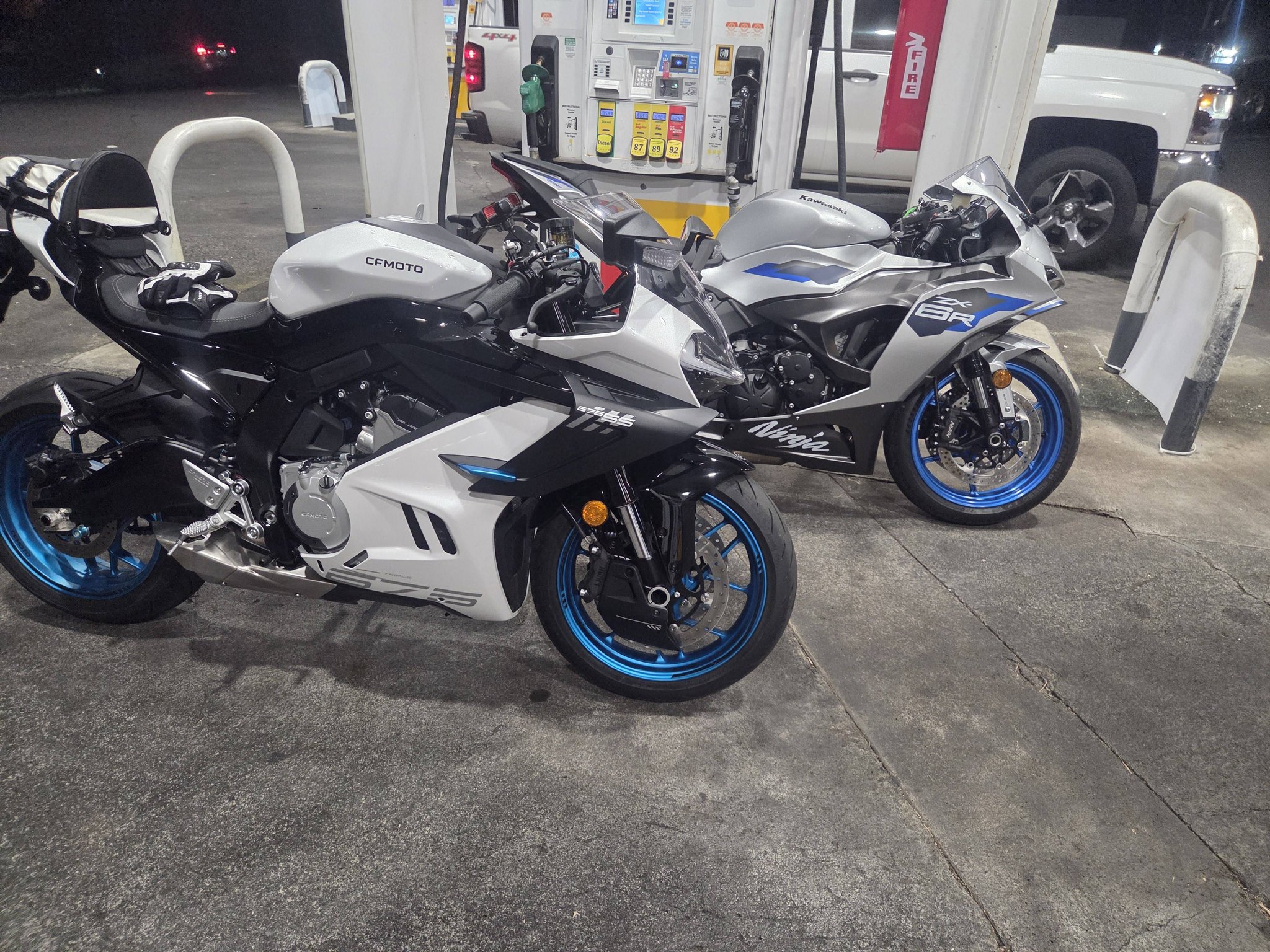 CFMOTO 675SS vs Kawasaki ZX6R side-by-side comparison