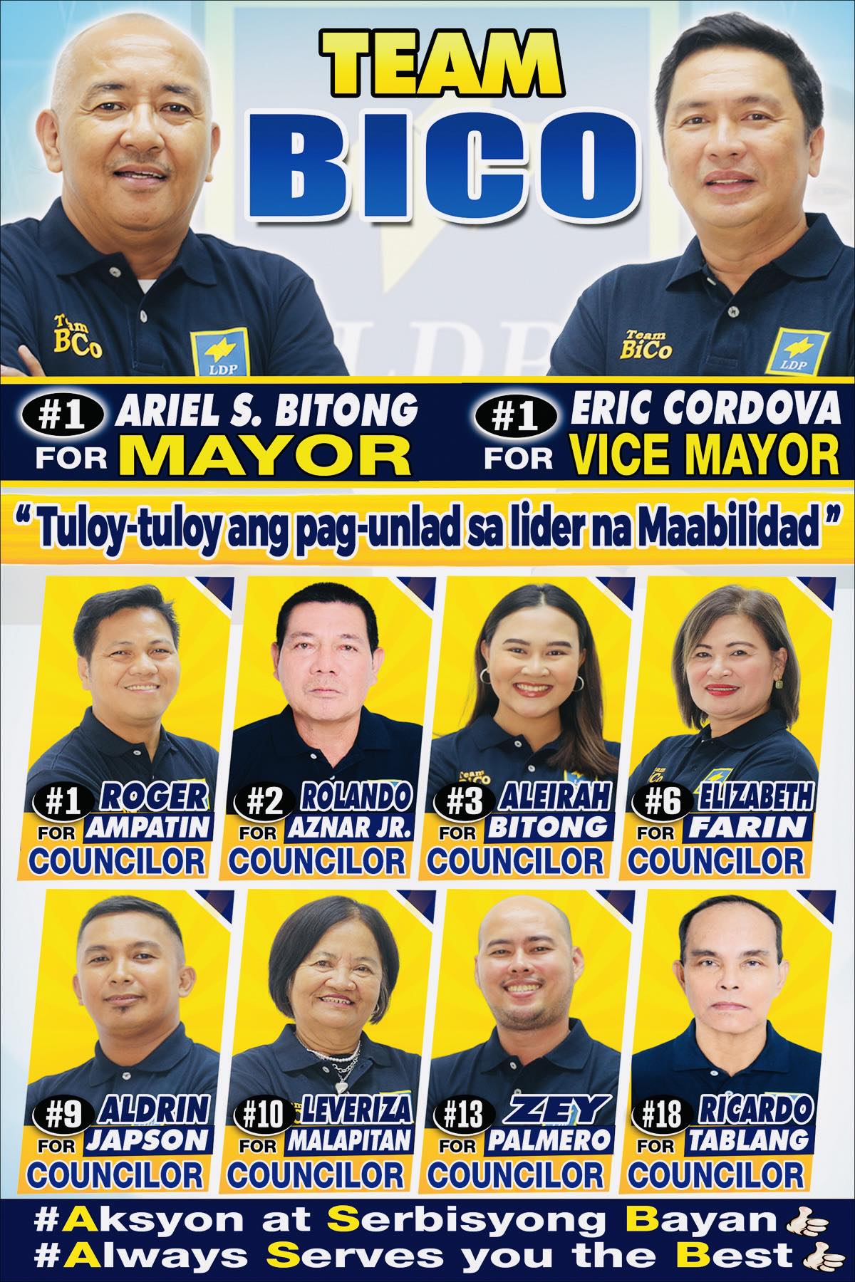 Aleirah - Marialeños! Sa TEAM Bitong-Cordova, bayan ang panalo 💙 Mayor ...
