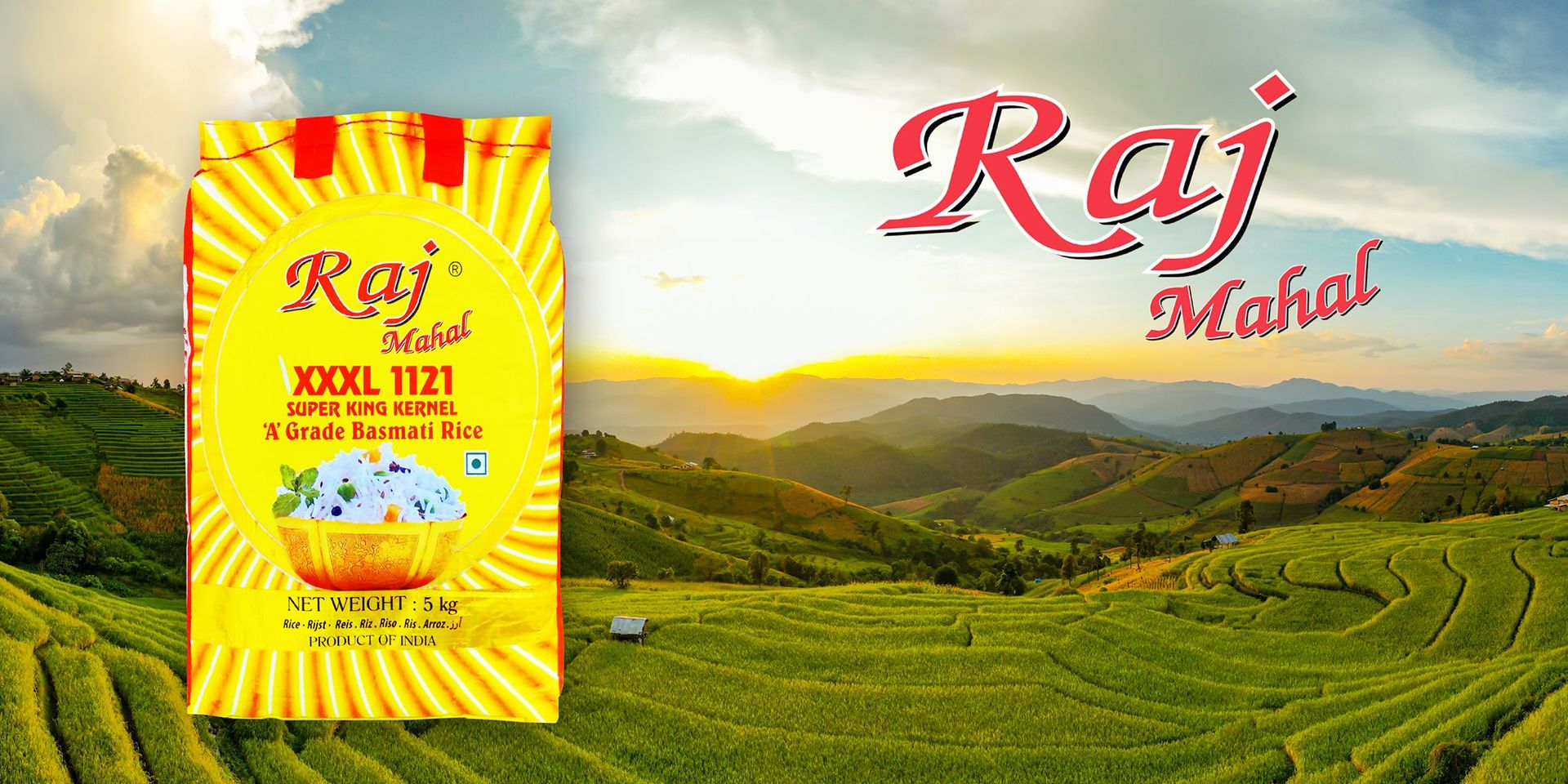 Raj Mahal 1121 XXXL Premium Basmati Rice | Port Louis