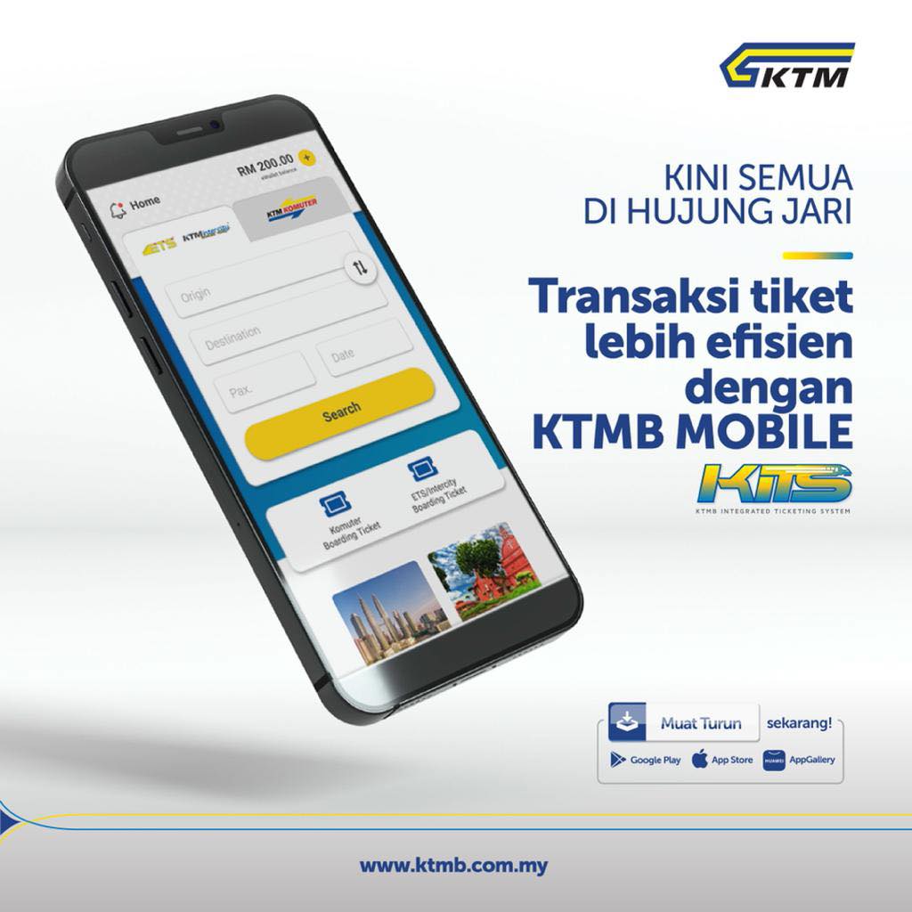 KTM Berhad - Sudahkah anda muat turun aplikasi KTMB...