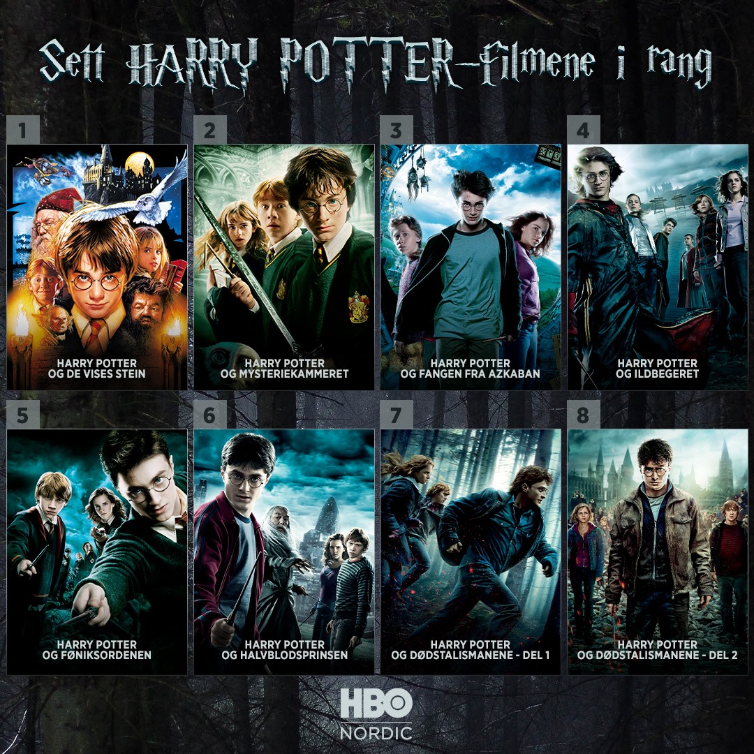 HBO Max - Helt ærlig: Hele filmserien Harry Potter kommer alltid til å ...
