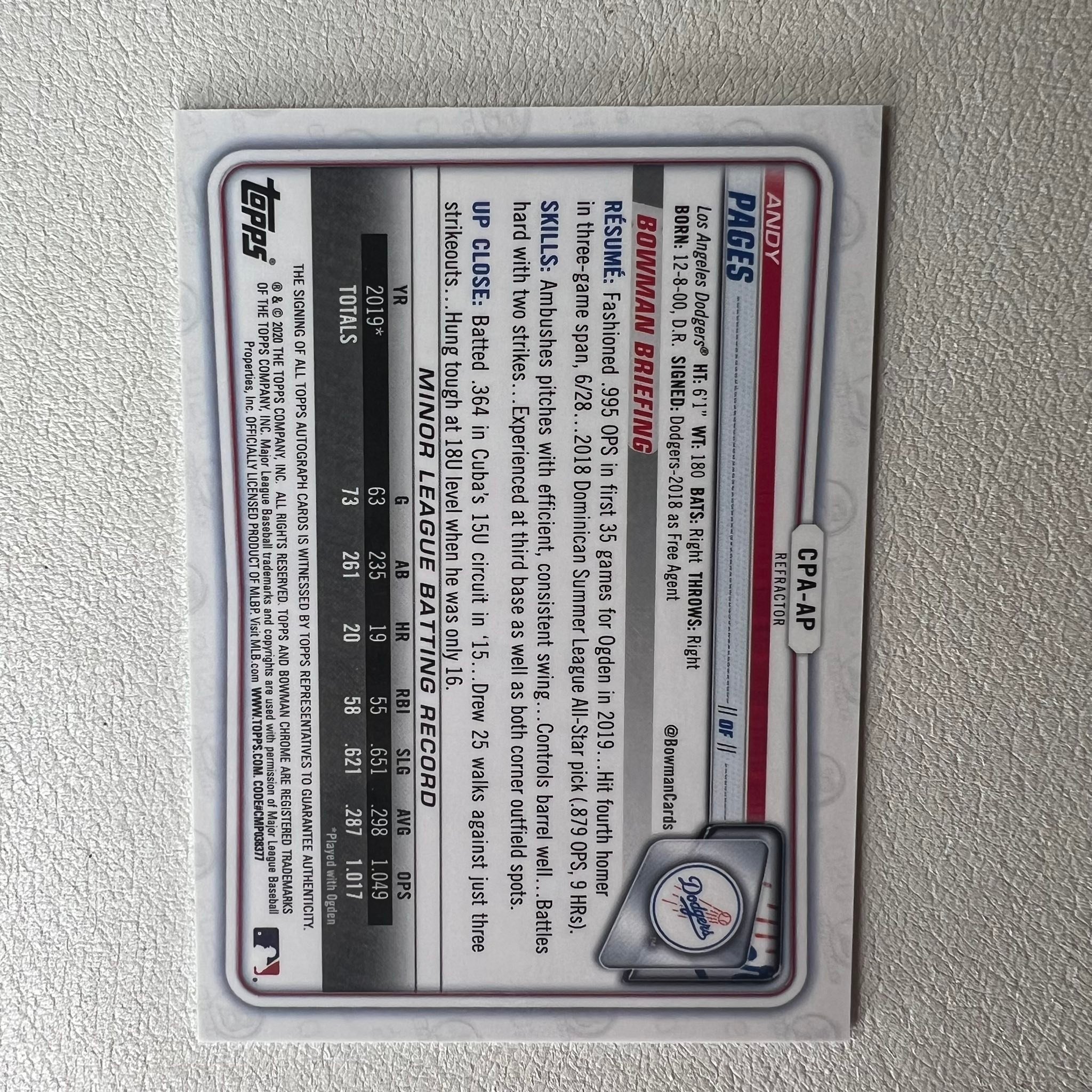Andy pages auto for sale