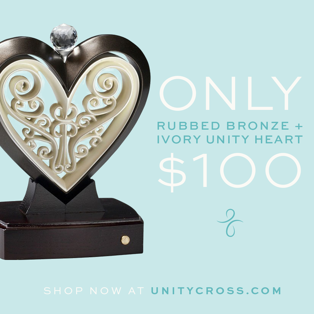 The Unity Heart 💕 Find... - Unity Cross Wedding Sculpture
