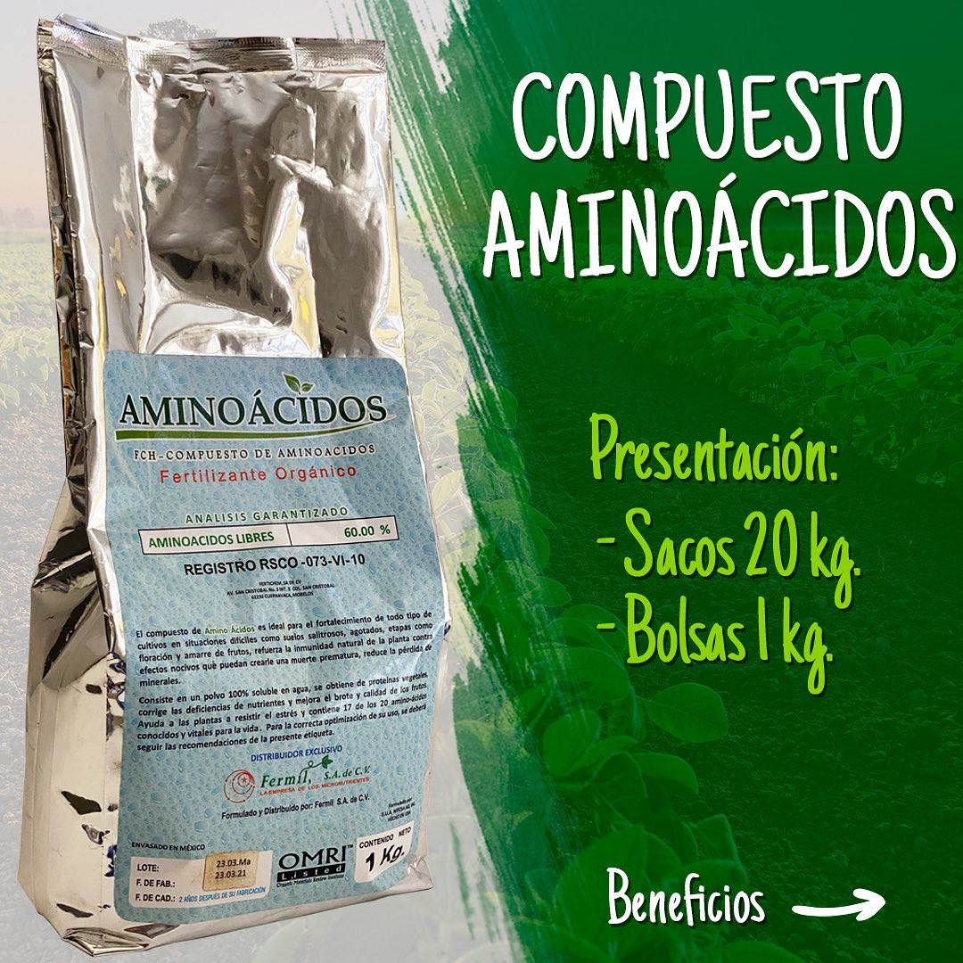 Los aminoácidos son ideales para el... - Fermil Fertilizantes