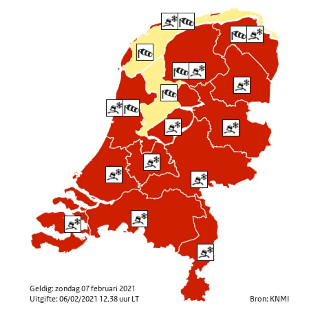 Brandweer Beekbergen - WEERALARM Zondag sneeuwjacht en snijdend koud ...