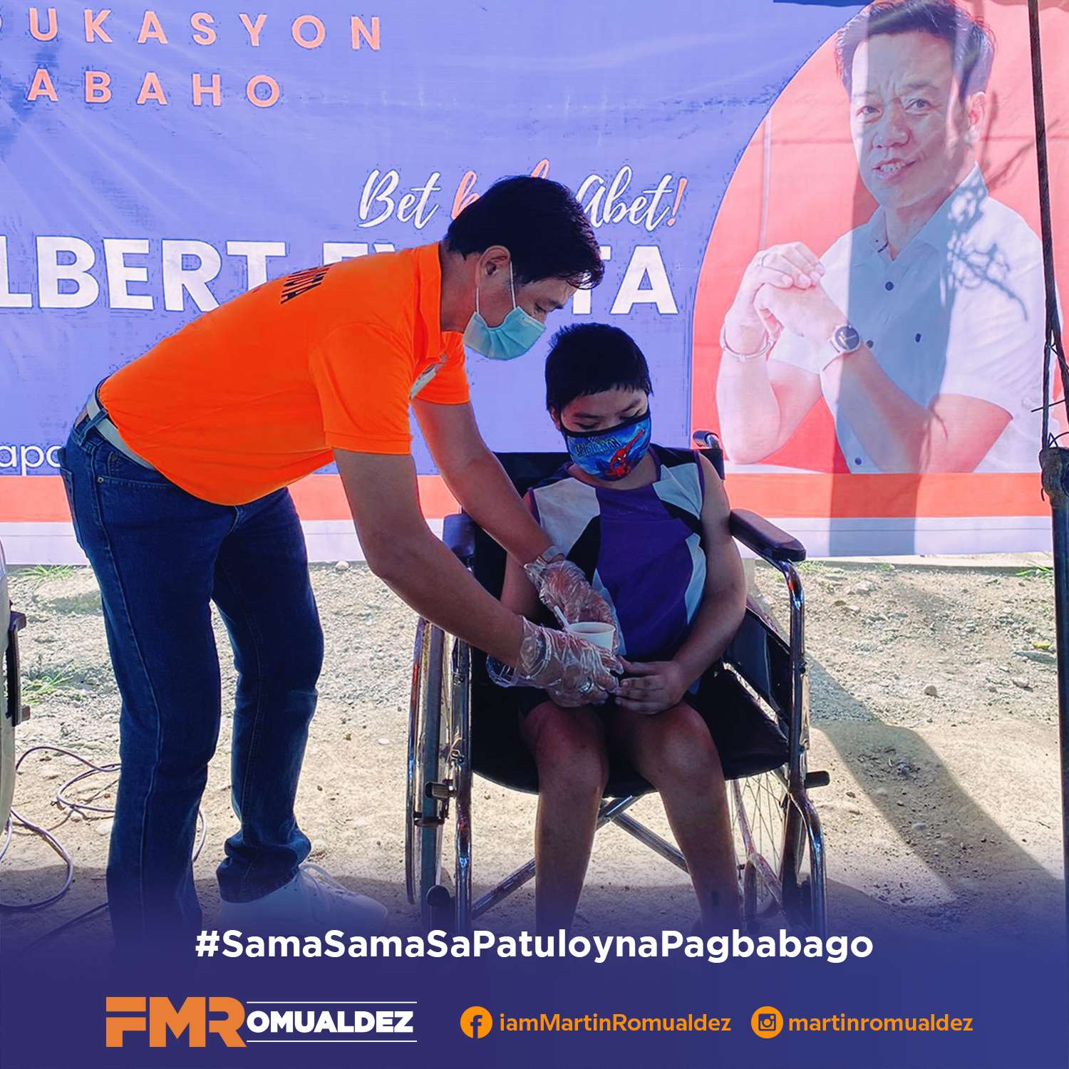 Nabusog sa masustansyang pagkain ang... - Martin Romualdez