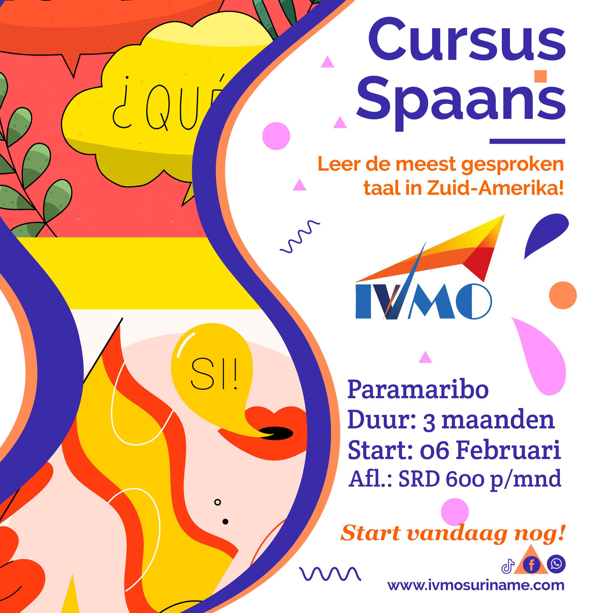 IVMO Suriname - 𝐎𝐧𝐳𝐞 𝐞𝐞𝐫𝐬𝐭𝐯𝐨𝐥𝐠𝐞𝐧𝐝𝐞 𝐂𝐮𝐫𝐬𝐮𝐬 𝐒𝐩𝐚𝐚𝐧𝐬 𝐠𝐚𝐚𝐭 𝐯𝐚𝐧... | Facebook